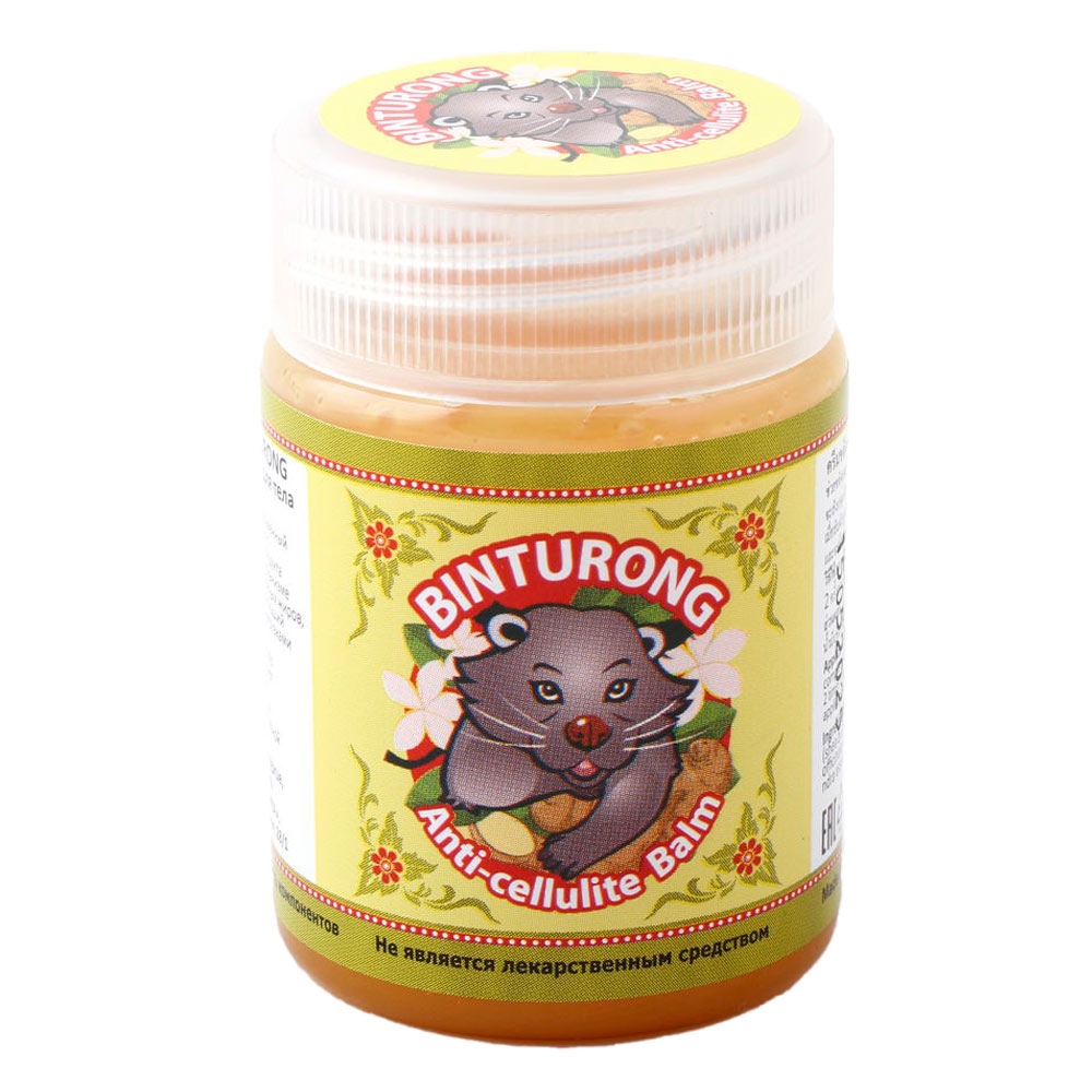 Binturong ANTI-CELLULITE BALM, Nina Buda (Бинтуронг АНТИЦЕЛЛЮЛИТНЫЙ БАЛЬЗАМ ДЛЯ ТЕЛА, Нина Буда), 50 мл. - СРОК ГОДНОСТИ ДО 7 НОЯБРЯ 2024 ГОДА