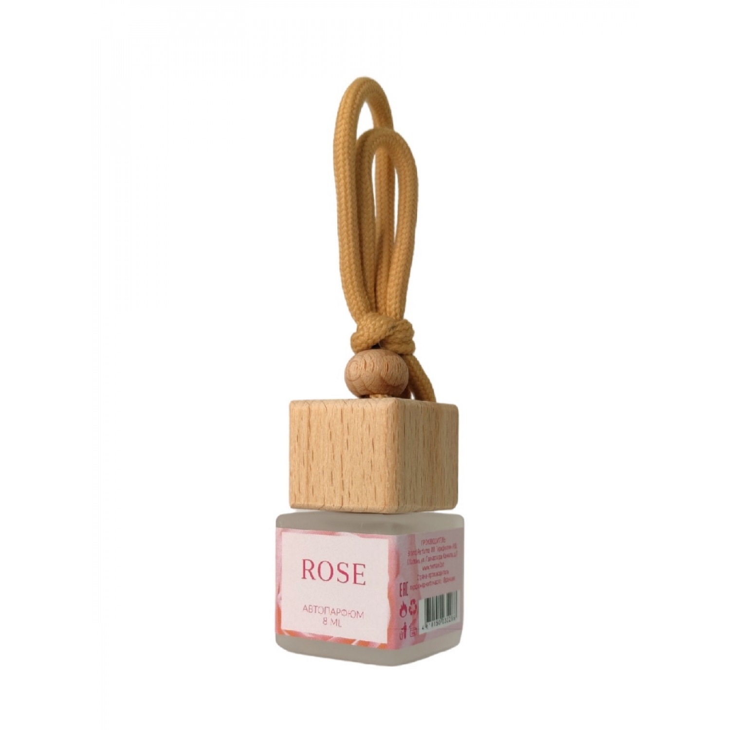 Автопарфюм ROSE, Brand Perfume, 8 мл.