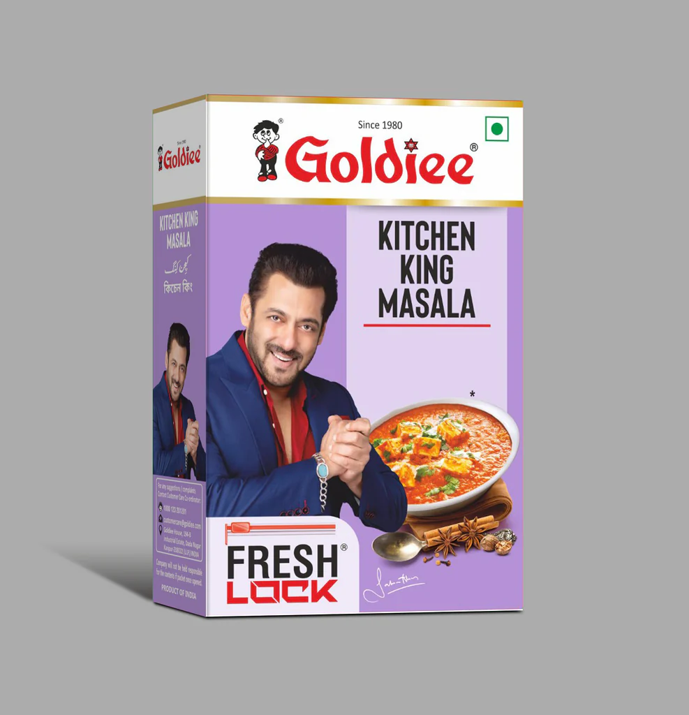 KITCHEN KING MASALA, Goldiee (Смесь специй КОРОЛЕВСКАЯ (китчен кинг), Голди), 100 г.