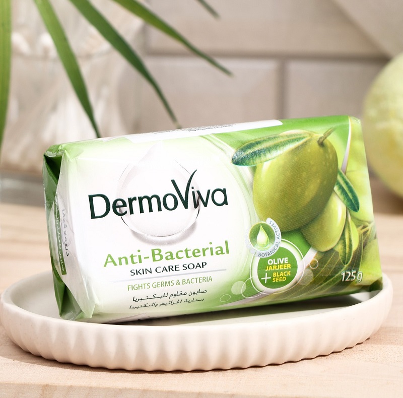 Dermo Viva ANTI-BACTERIAL Skin Care Soap, Dabur (Дермо Вива АНТИБАКТЕРИАЛЬНОЕ Мыло, Дабур), 125 г.