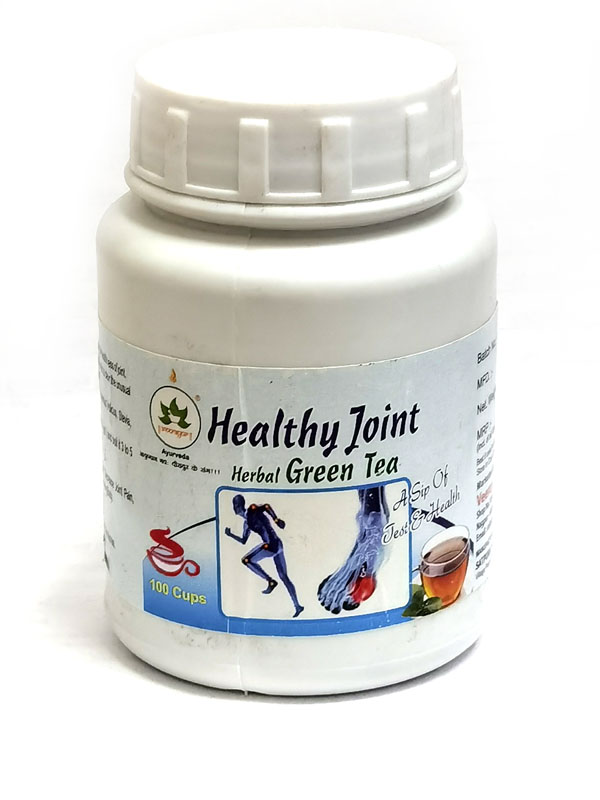 HEALTHY JOINT Herbal Green Tea, Veer Ayur (ЗДОРОВЫЕ СУСТАВЫ травяной зелёный чай, Вир Аюр), 100 г.