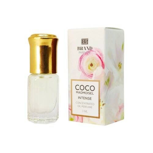 COCO MADMOISEL INTENSE Concentrated Oil Perfume, Brand Perfume (КОКО МАДМУАЗЕЛЬ ИНТЕНС Концентрированные масляные духи), ролик, 3 мл.