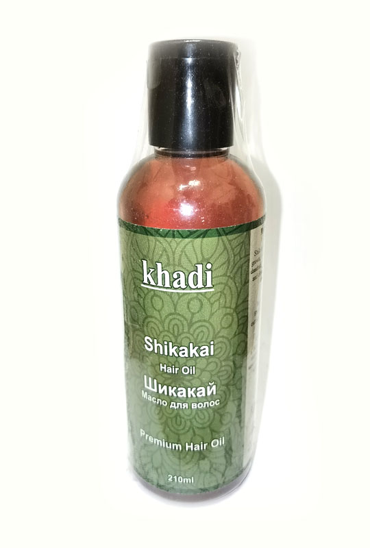 SHIKAKAI Hair Oil, Khadi (ШИКАКАЙ масло для волос, Кхади), 210 мл.