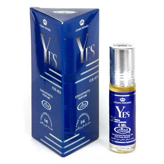Al-Rehab Concentrated Perfume YES FOR MAN (Мужские масляные арабские духи ДА, Аль-Рехаб), 6 мл.