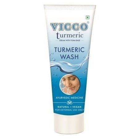 VICCO Turmeric Cream with foam base TURMERIC WASH (Викко крем пенка для умывания с куркумой), 15 г.