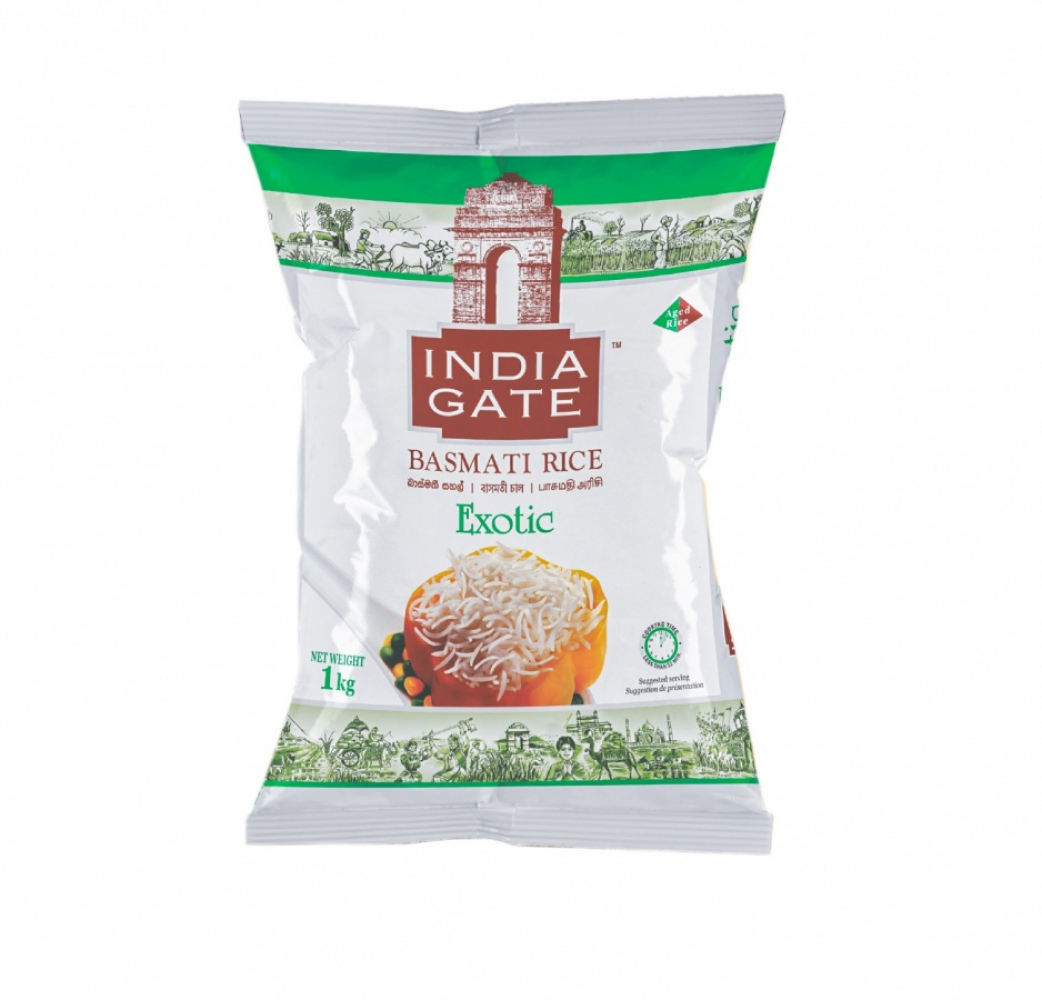 EXOTIC Basmati Rice, India Gate (ЭКЗОТИК басмати рис), 1 кг.