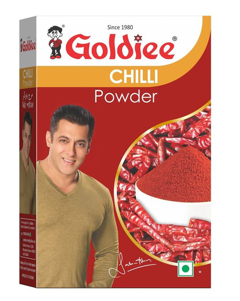 RED CHILLI Powder, Goldiee (КРАСНЫЙ ЧИЛИ молотый, Голди), 100 г.