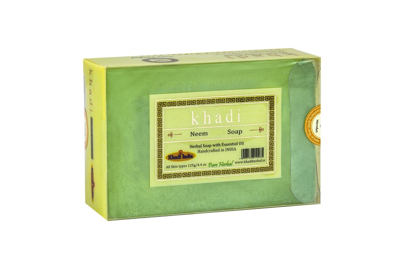 Khadi NEEM SOAP, Khadi India (НИМ МЫЛО ручной работы с эфирными маслами, Кхади Индия), 125 г.