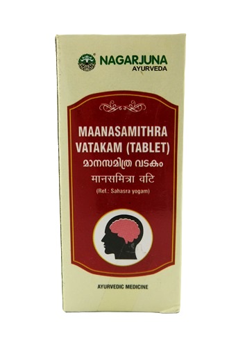 MAANASAMITHRA VATAKAM tablet, Nagarjuna (МАНАСАМИТРА ВАТАКАМ, Нагарджуна), 50 таб.