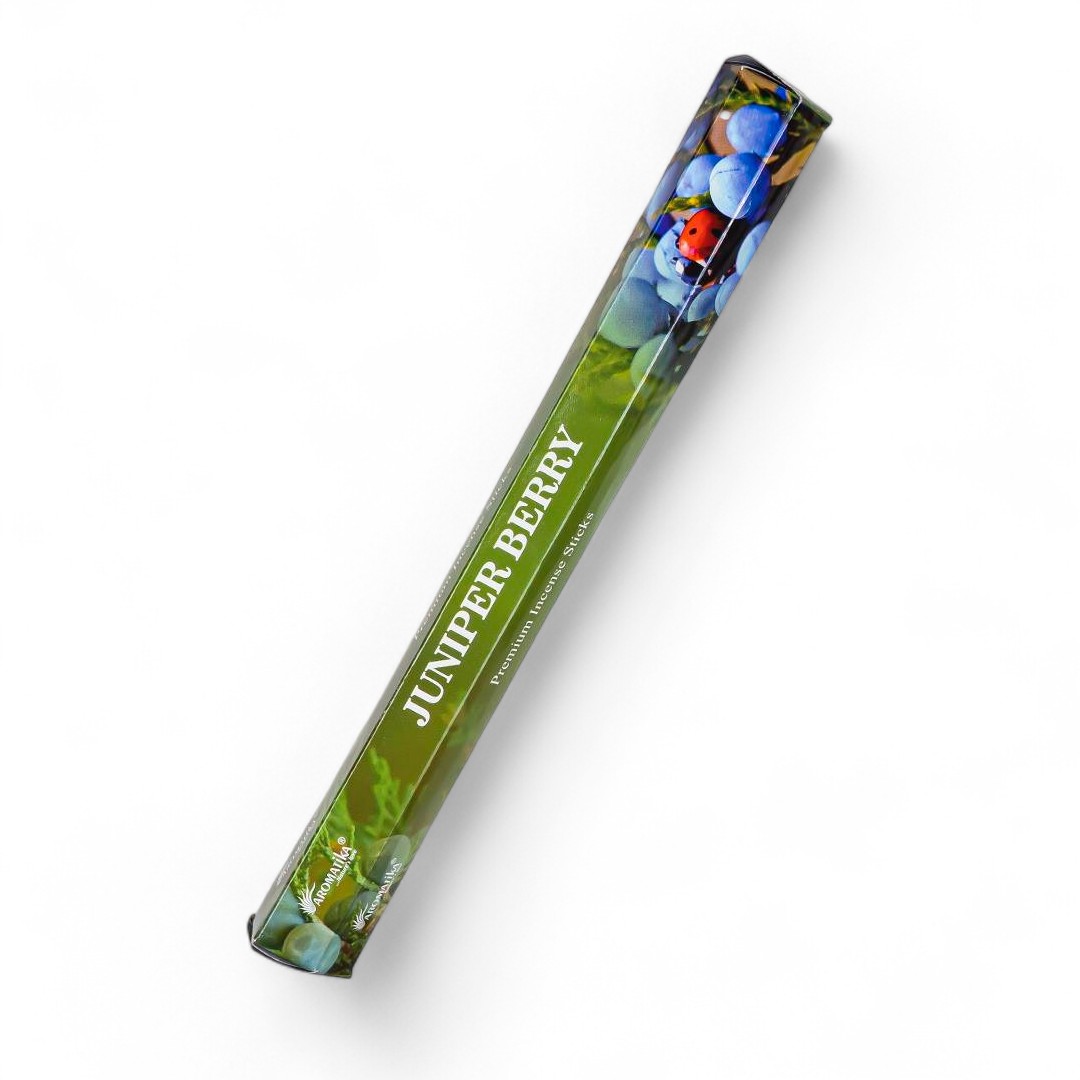 Premium Incense Sticks JUNIPER BERRY, Aromatika (Премиум ароматические палочки МОЖЖЕВЕЛЬНИК, Ароматика), шестигранник, 20 г.