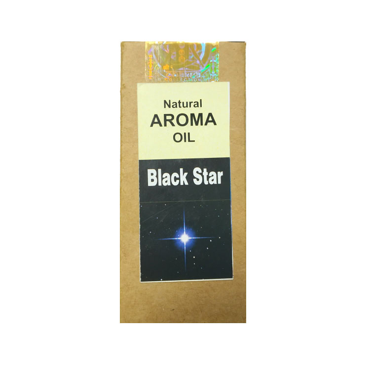 Natural Aroma Oil BLACK STAR, Shri Chakra (Натуральное ароматическое масло БЛЭК СТАР, Шри Чакра), 10 мл.