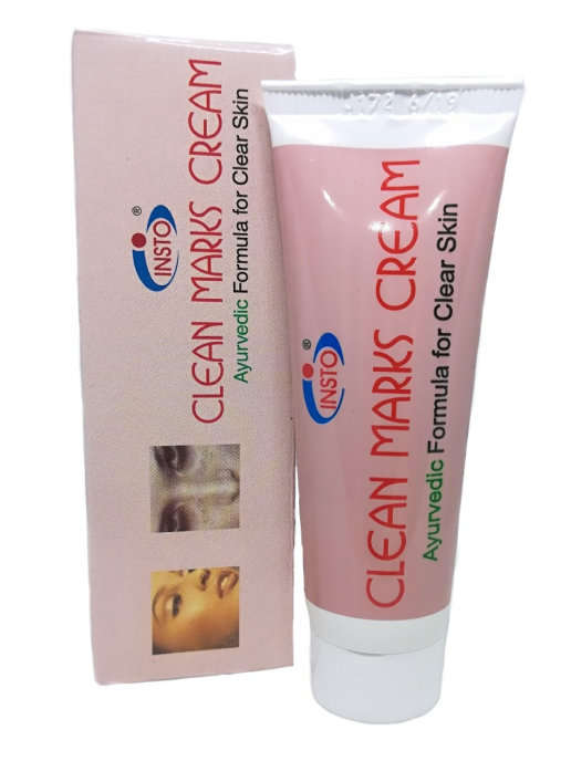 CLEAN MARKS CREAM Ayurvedic Formula for Clear Skin, Insto (КЛИН МАРКС очищающий аюрведический крем для лица, Инсто), 25 г.