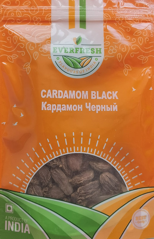 CARDAMOM BLACK, Everfresh (КАРДАМОН ЧЁРНЫЙ, Эверфреш), 50 г.
