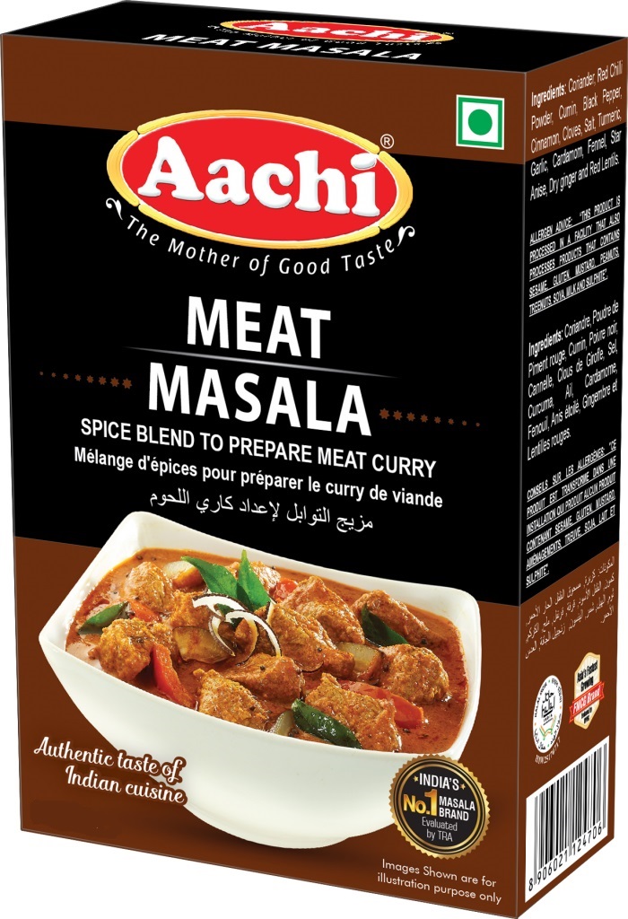 MEAT MASALA, Aachi (МИТ МАСАЛА смесь специй для приготовления мяса карри, Аачи), 50 г.