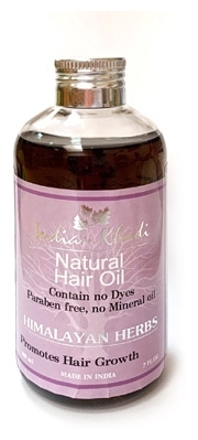 Natural Hair Oil HIMALAYAN HERBS, Indian Khadi (Натуральное масло для волос ГИМАЛАЙСКИЕ ТРАВЫ, Стимулирует рост волос, Индиан Кхади), 200 мл.