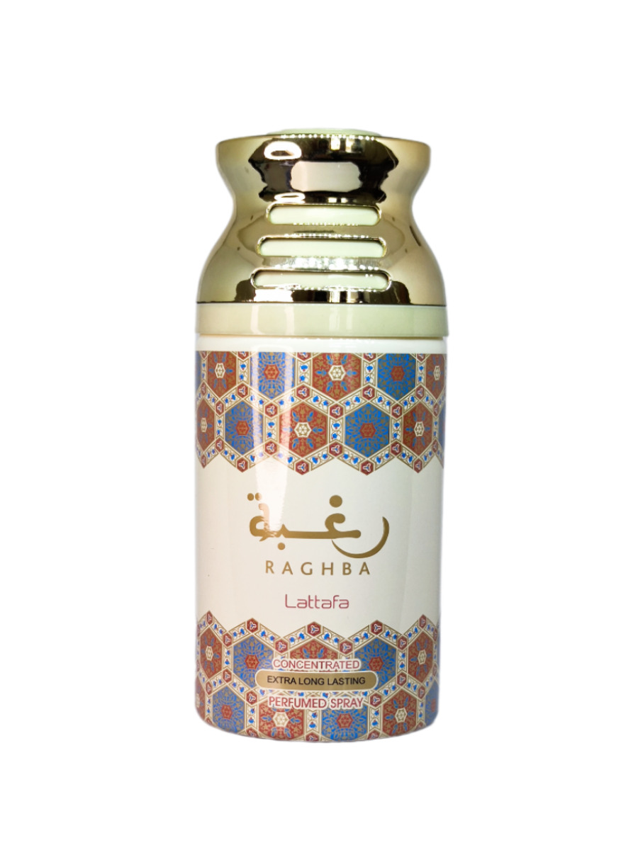 RAGHBA Concentrated Perfumed Spray, Lattafa (РАГБА концентрированный спрей для тела, Латтафа), 250 мл.
