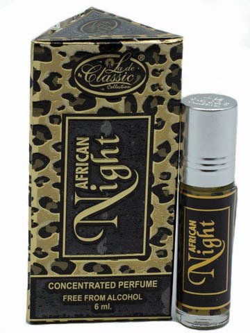 La de Classic Concentrated Perfume AFRICAN NIGHT (Масляные арабские духи АФРИКАНСКАЯ НОЧЬ (унисекс), Ла Де Классик), 6 мл.