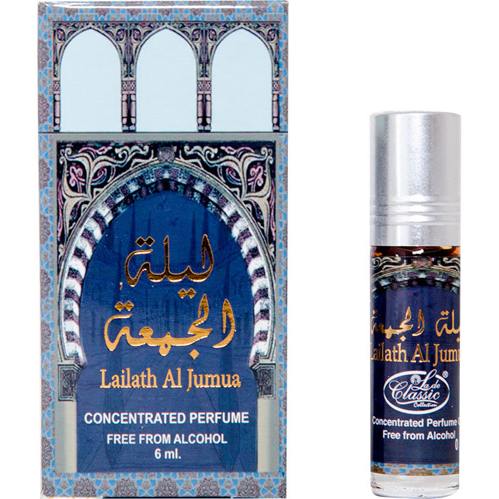 La de Classic Concentrated Perfume LAILATH AL JUMUA (Масляные арабские духи ЛАИЛАТХ АЛЬ ЖУМУА, Ла Де Классик), 6 мл.