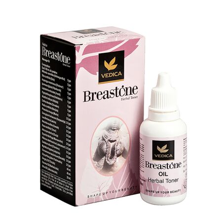 BREASTONE Herbal Toner, Shape up your beauty, Veda Vedica (Масло для бюста и области декольте, Веда Ведика), 30 мл.
