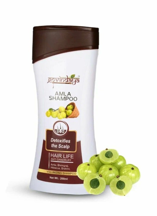 AMLA Shampoo, Govindaya (АМЛА шампунь детокс кожи головы, Говиндая), 200 мл.