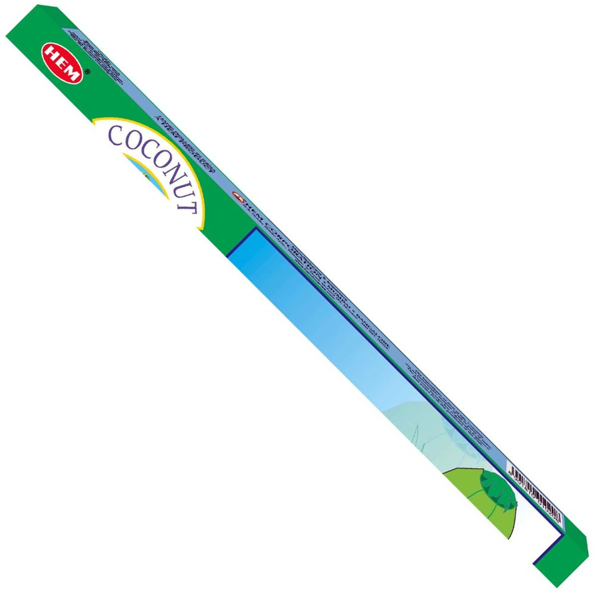 Hem Incense Sticks COCONUT (Благовония КОКОС, Хем), уп. 8 палочек.