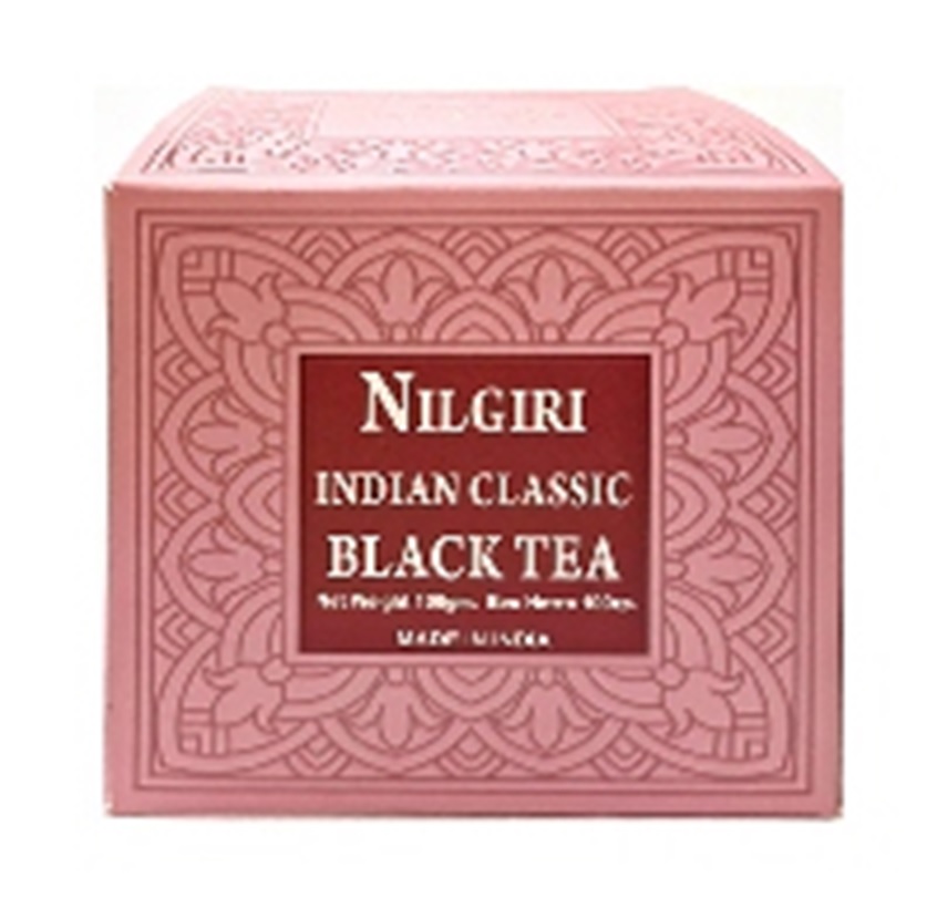 NILGIRI Indian Classic BLACK TEA, Bharat Bazaar (НИЛГИРИ Индиан Классик ЧЕРНЫЙ ЧАЙ, Бхарат Базар), 100 г.