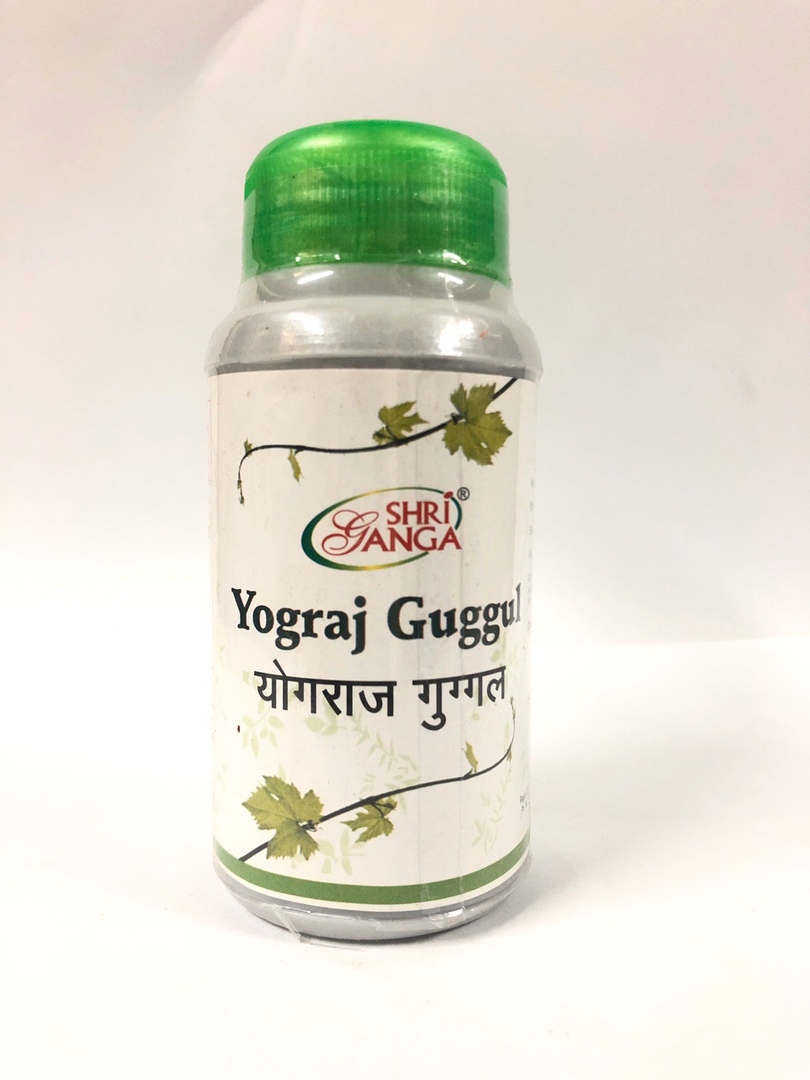 YOGRAJ GUGGUL, Shri Ganga (ЙОГАРАДЖ ГУГГУЛ в таблетках, Шри Ганга), 100 г.