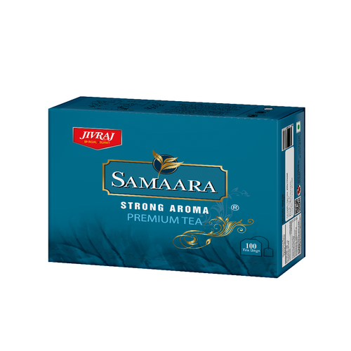 Samaara STRONG AROMA Premium Leaf Tea, Jivraj (Самаара ГРАНУЛИРОВАННЫЙ ЧЕРНЫЙ ЧАЙ, премиум-класса СТС, Живрадж), 200 г. (100 чайных пакетиков).