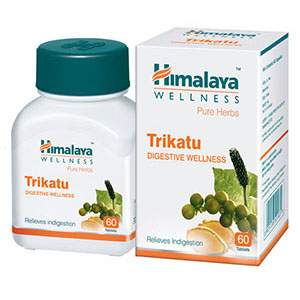 TRIKATU Digestive Wellness, Himalaya (ТРИКАТУ, Для пищеварения, Хималая), 60 таб.
