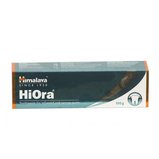 HIORA Toothpaste for inflamed and spongy gums Himalaya (Зубная паста для воспаленных и чувствительных зубов и десен Хиора, Хималая), 100 г.
