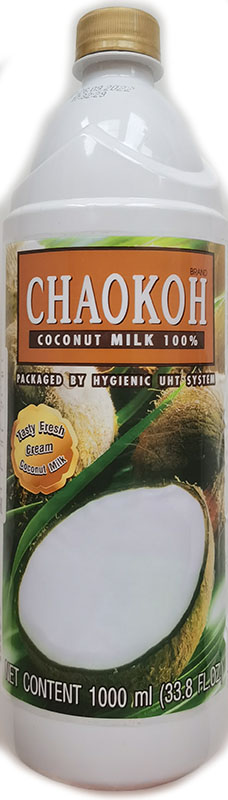 CHAOKOH Coconut Milk 100%, Ampol (Кокосовое молоко 100%), ПЭТ, 1000 мл.