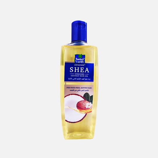 SHEA enriched Coconut HAIR OIL, Parachute (Кокосовое масло ДЛЯ ВОЛОС, обогащенное МАСЛОМ ШИ, для мягких и гладких волос, Парашют), 200 мл.