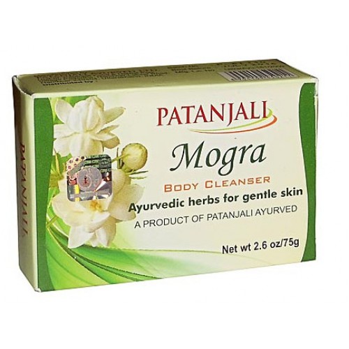 MOGRA Body Cleanser, Patanjali (МОГРА мыло для тела, Патанджали), 75 г.