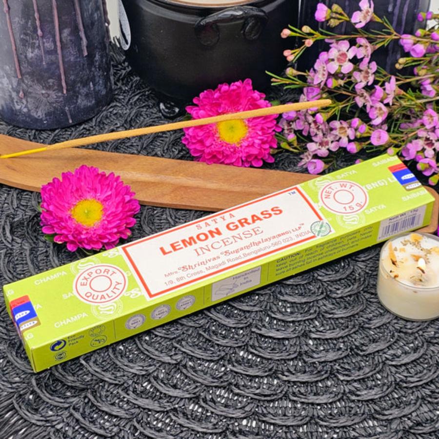 LEMON GRASS Incense, Satya (Благовония ЛЕМОНГРАСС, Сатья), 15 г.