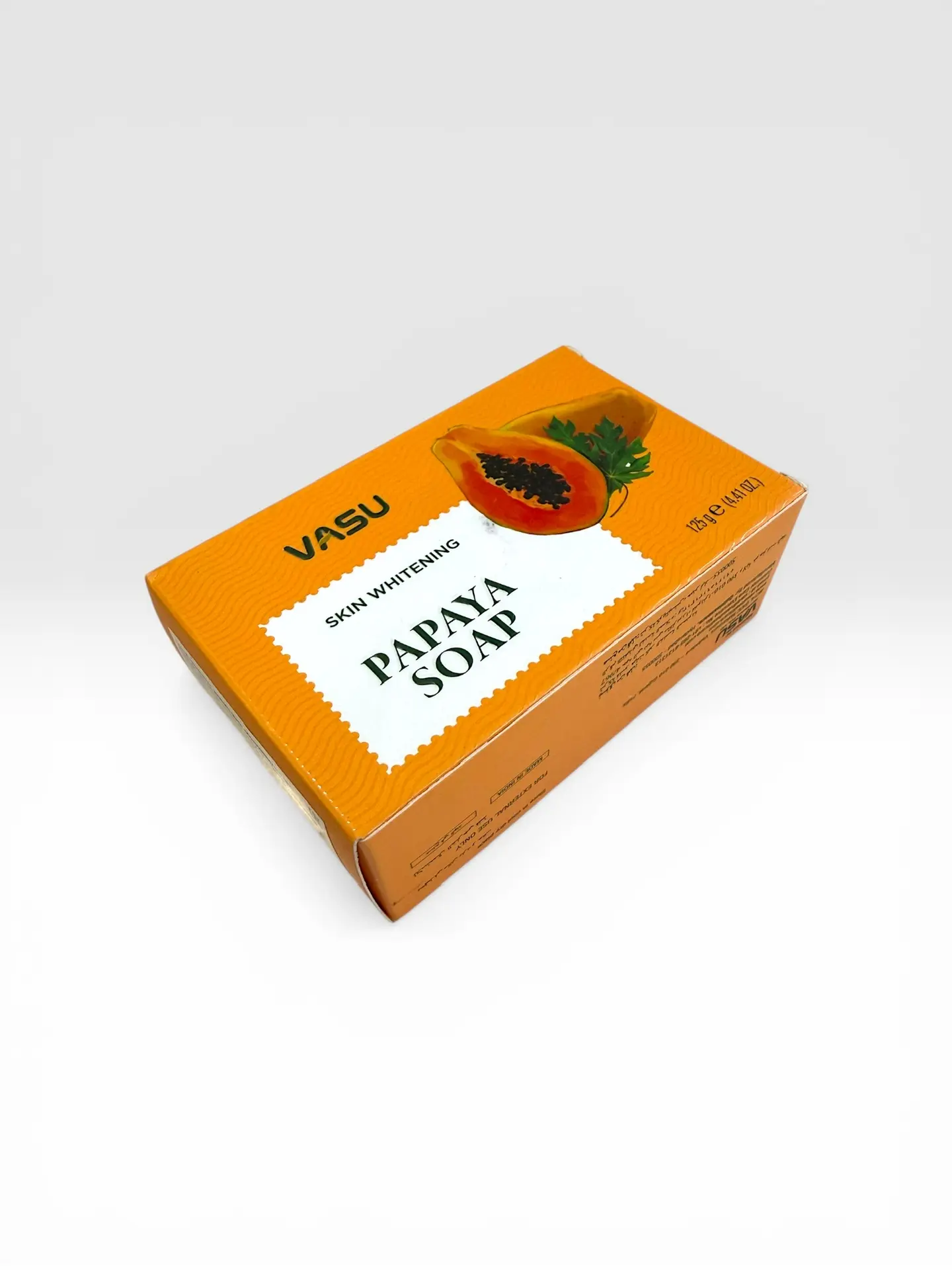 Skin Whitening PAPAYA SOAP, Vasu (Мыло с ПАПАПЙЕЙ, отбеливающее, Васу), 125 г.
