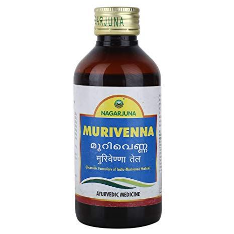 MURIVENNA THAILAM, Nagarjuna (МУРИВЕНА ТАЙЛАМ Аюрведическое заживляющее массажное масло, Нагарджуна), 200 мл.