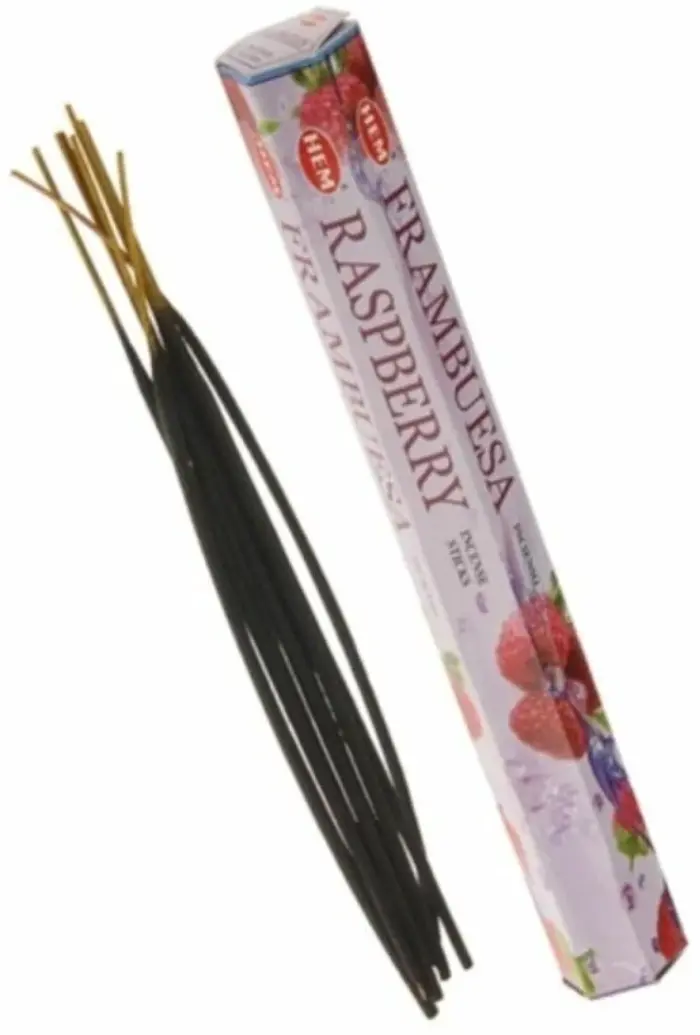 Hem Incense Sticks RASPBERRY (Благовония МАЛИНА, Хем), уп. 20 палочек.