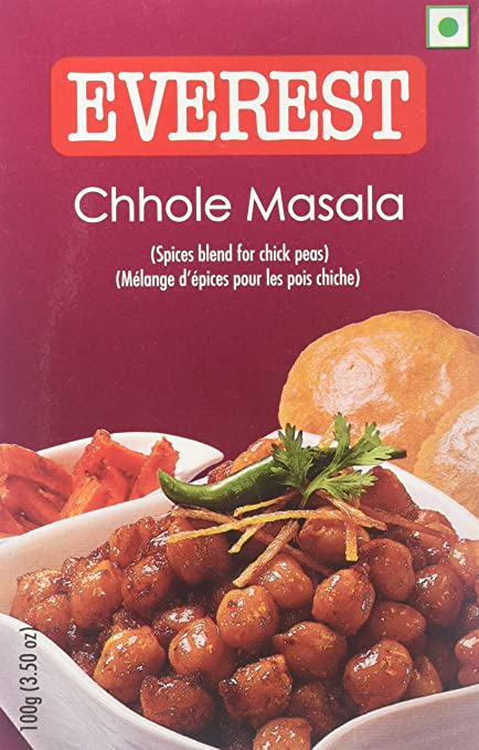 CHHOLE MASALA Spices blend for chick peas, Everest (ЧХОЛЕ МАСАЛА смесь специй для нута, Эверест), 100 г.