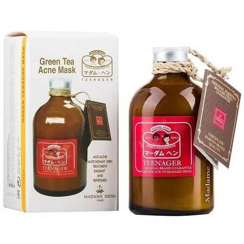 GREEN TEA Acne Mask TEENAGER, Madame Heng (Маска-пудра для лечения акне ТИНЕЙДЖЕР с экстрактом зеленого чая, Мадам Хенг), 50 г.