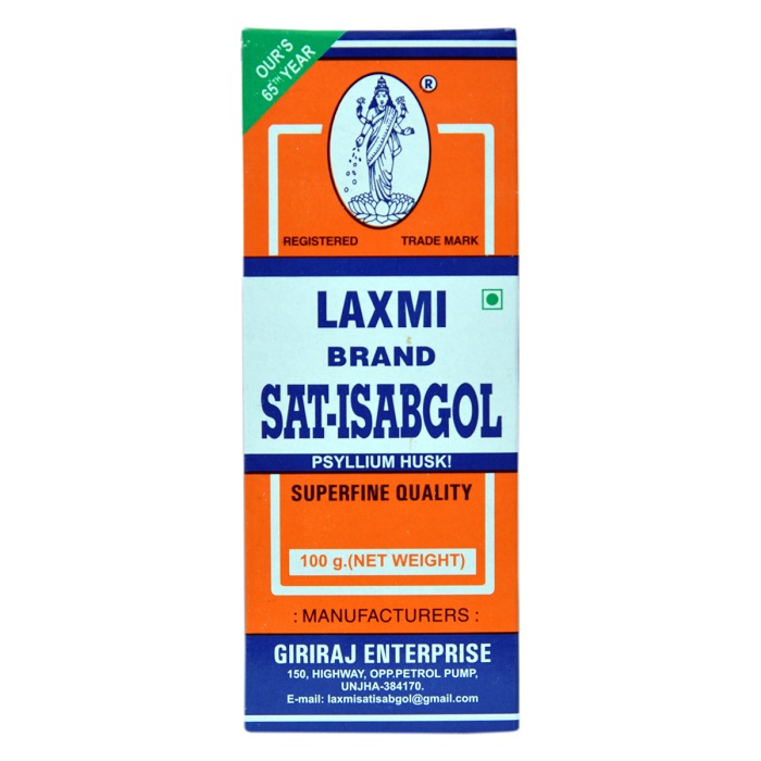 SAT-ISABGOL, Laxmi Brand (САТ-ИСАБГОЛ, Лакшми Брэнд), 100 г.