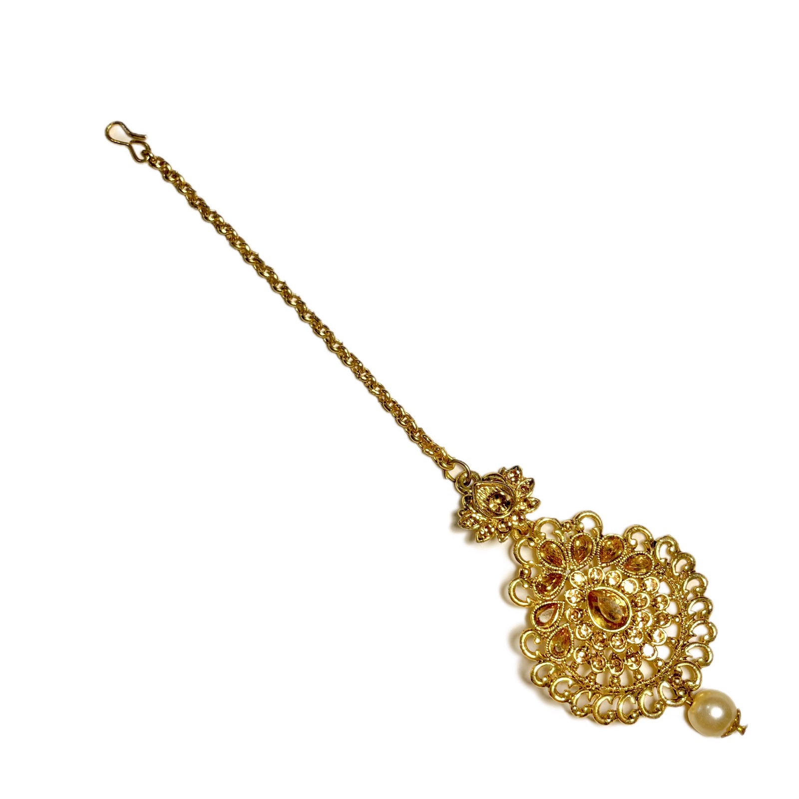 MANG TIKA Jewellery (МАНГ ТИККА, украшение для волос СО СТРАЗАМИ), 1 шт.
