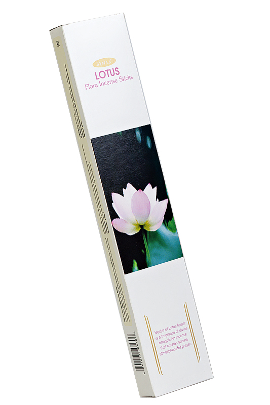 LOTUS Flora Incense Sticks, AASHA, SYNAA (Ароматические палочки ЛОТОС, ААША, СИНАЯ), 10 палочек.