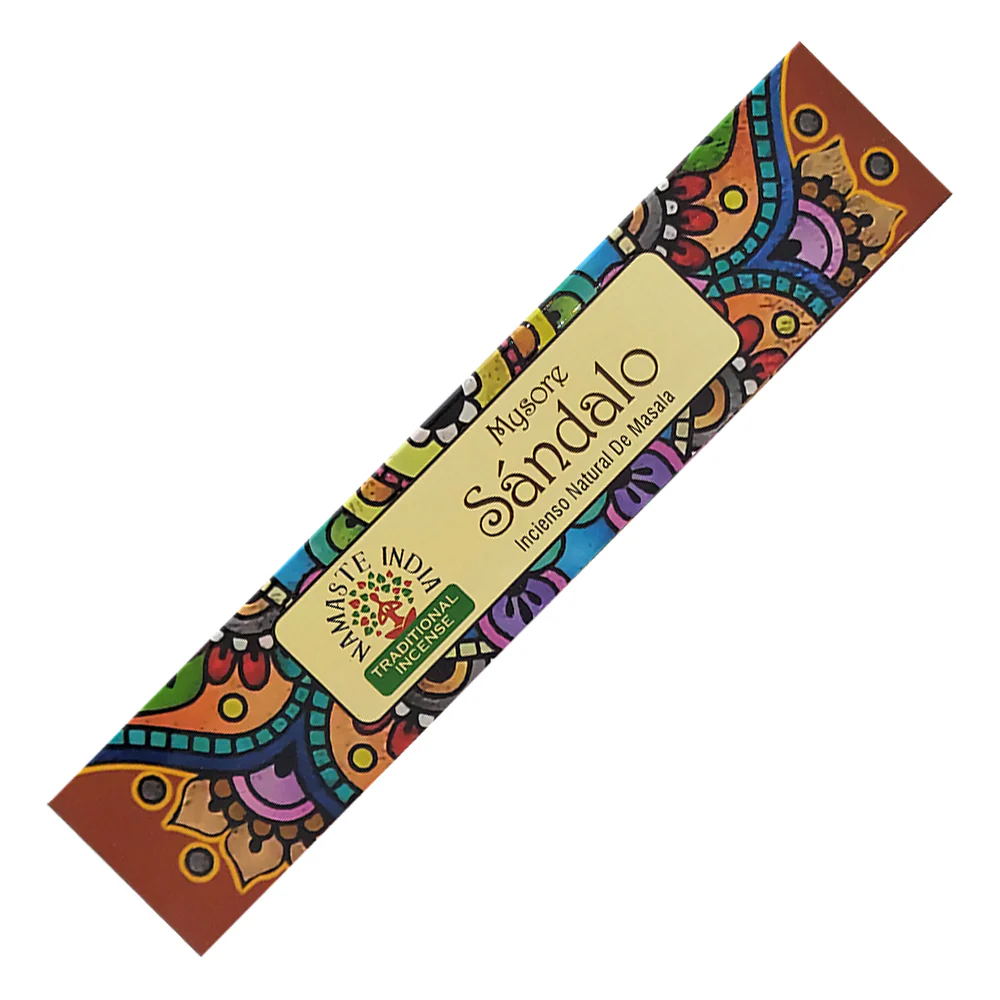SANDALO Natural Masala Incense, Namaste India (САНДАЛ натуральные масала благовония, Намасте Индия), уп. 15 г.