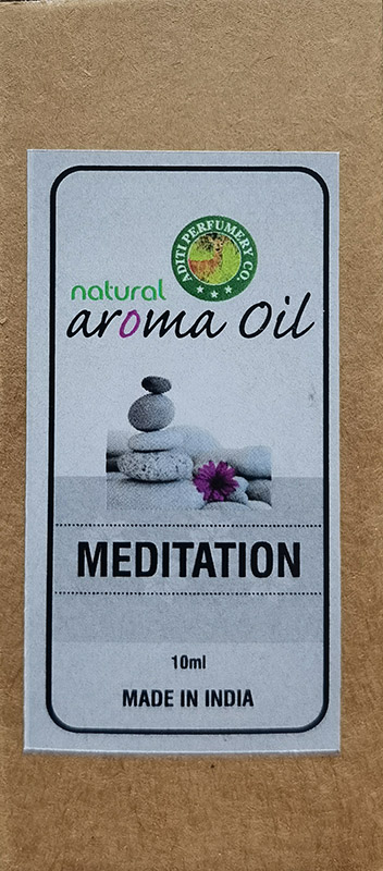 MEDITATION Natural Aroma Oil, Aditi Perfumery (МЕДИТАЦИЯ натуральное ароматическое масло), 10 мл.