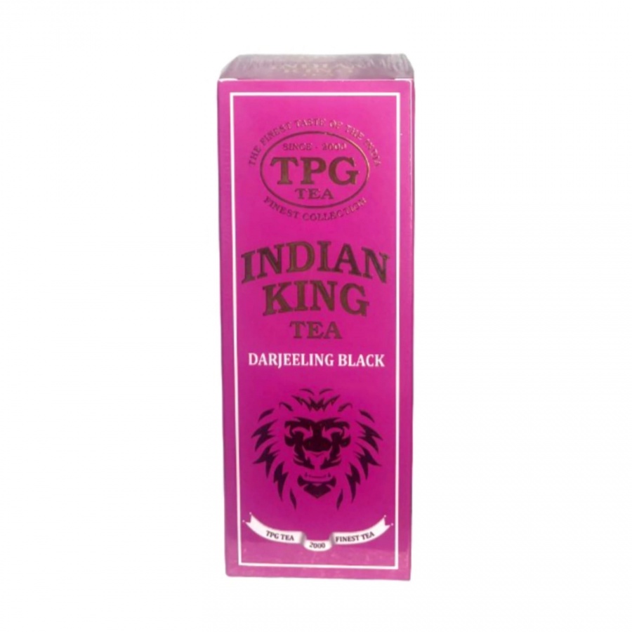 TPG tea INDIAN KING TEA Darjiling Black, Bharat Bazaar (Крупнолистовой ЧЕРНЫЙ ЧАЙ Даржилинг ИНДИЙСКИЙ КОРОЛЬ, Бхарат Базаар), 100 г.