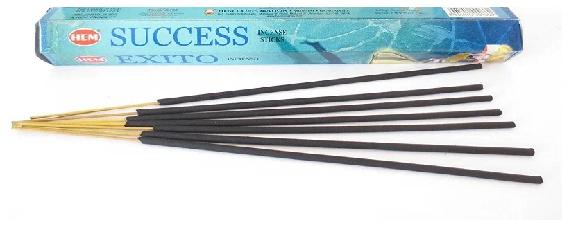 Hem Incense Sticks SUCCESS (Благовония УСПЕХ, Хем), уп. 20 палочек.