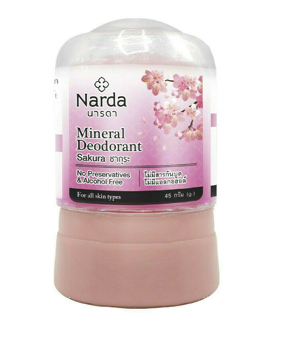 Mineral Deodorant SAKURA, Narda (Дезодорант кристаллический САКУРА, Нарда), 45 г.