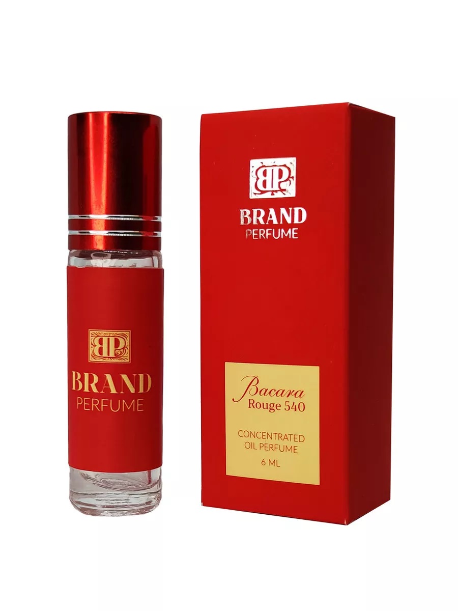BACARA ROUGE 540 Concentrated Oil Perfume, Brand Perfume (БАКАРА РУЖ 540 Концентрированные масляные духи), ролик, 6 мл.