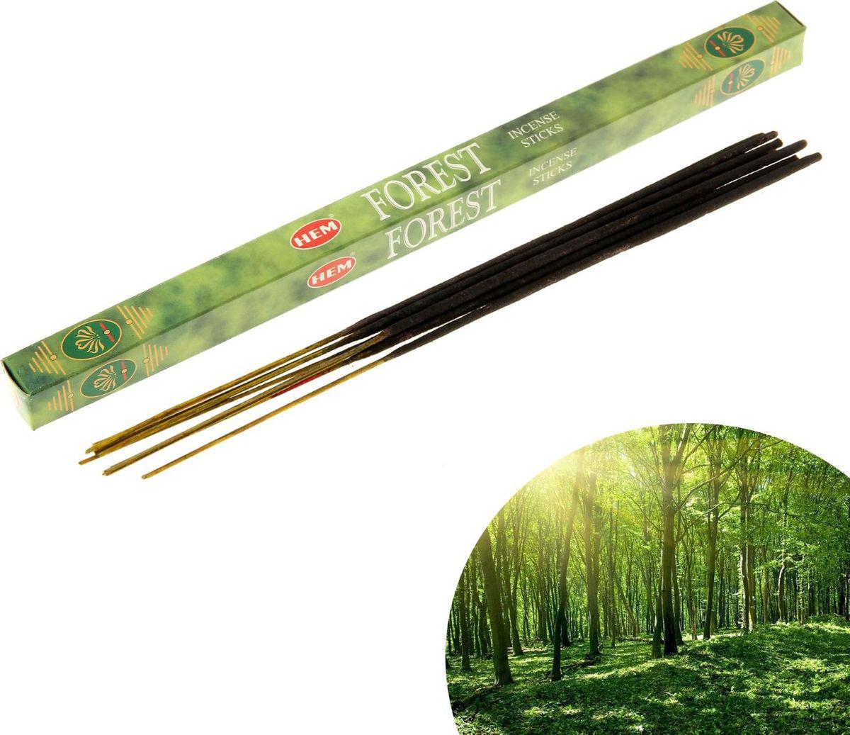 Hem Incense Sticks FOREST (Благовония ЛЕС, Хем), уп. 8 палочек.