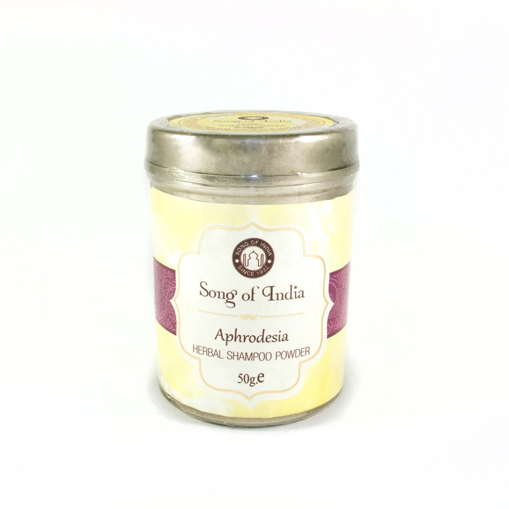 Herbal Shampoo Powder APHRODESIA, Song of India (Сухой травяной шампунь АФРОДЕЗИЯ), 50 г.